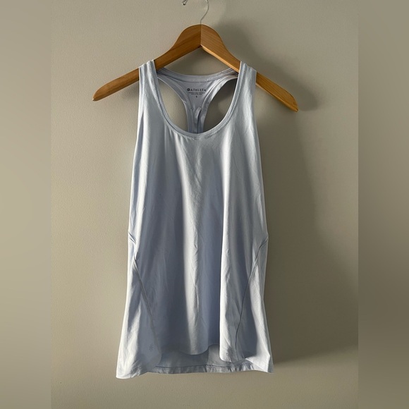 BUNDLE of (4) Gray/Blue Athletic Tanks Lululemon, Athleta, Title Nine Sz Small - Picture 8 of 16